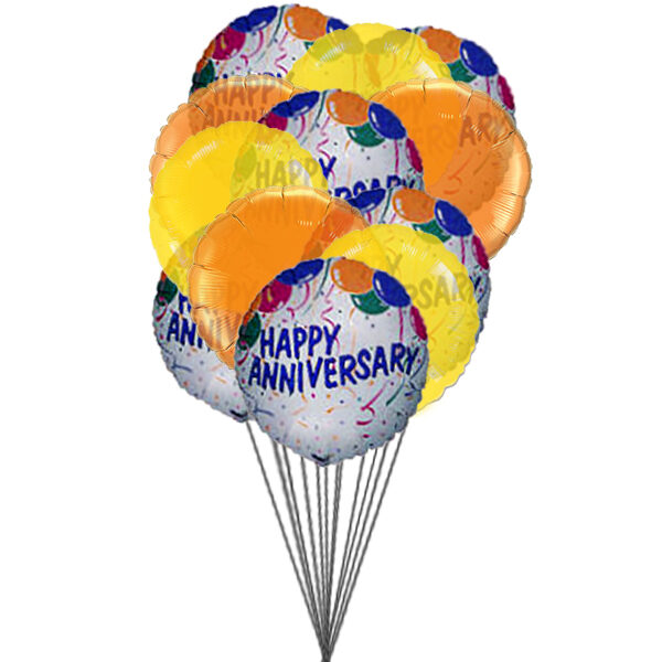Ballons de joyeux anniversaire (6 Ballons Latex and 3-Mylar)