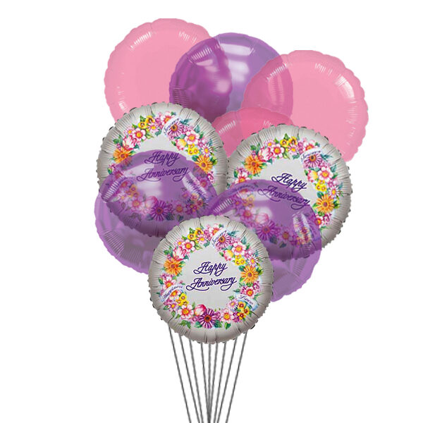 Ballons anniversaire joyeux (6 ballons en latex et 3-Mylar)