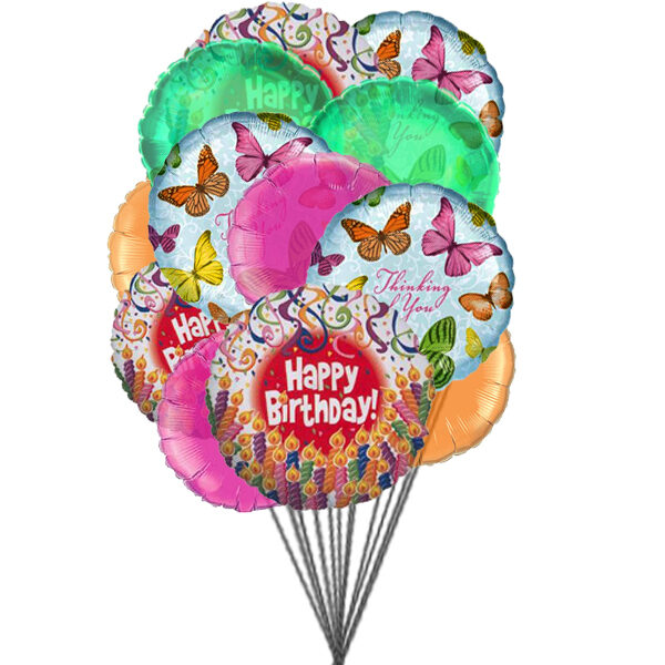 Ballons pleins d'excitation (Ballons 6-Mylar et 6-Latex)