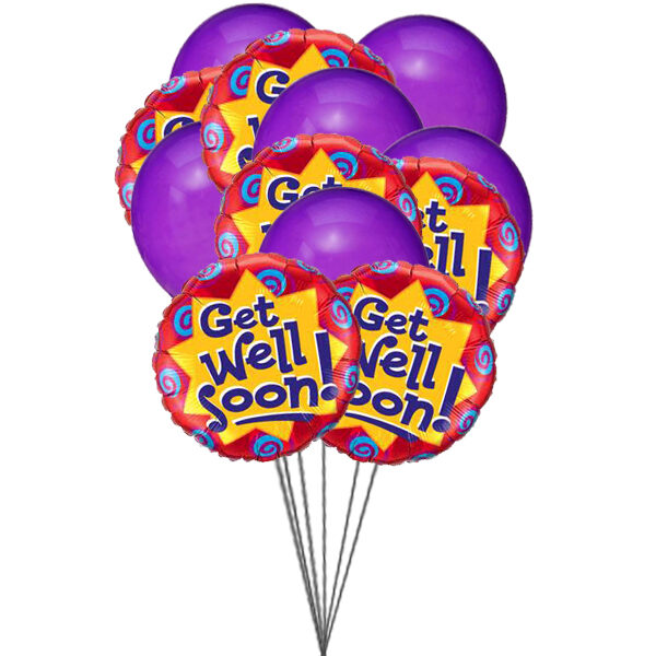 Ballons à passe-partout (3 ballons en latex et 3 ballons en mylar)