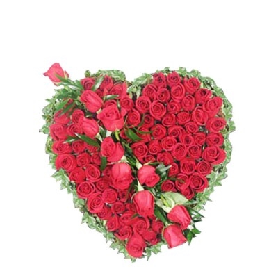 Bouquet Coeur Rouge