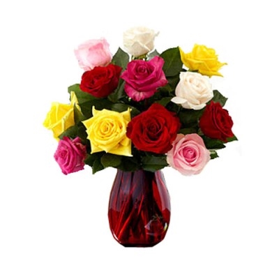 Bouquet arc-en-ciel