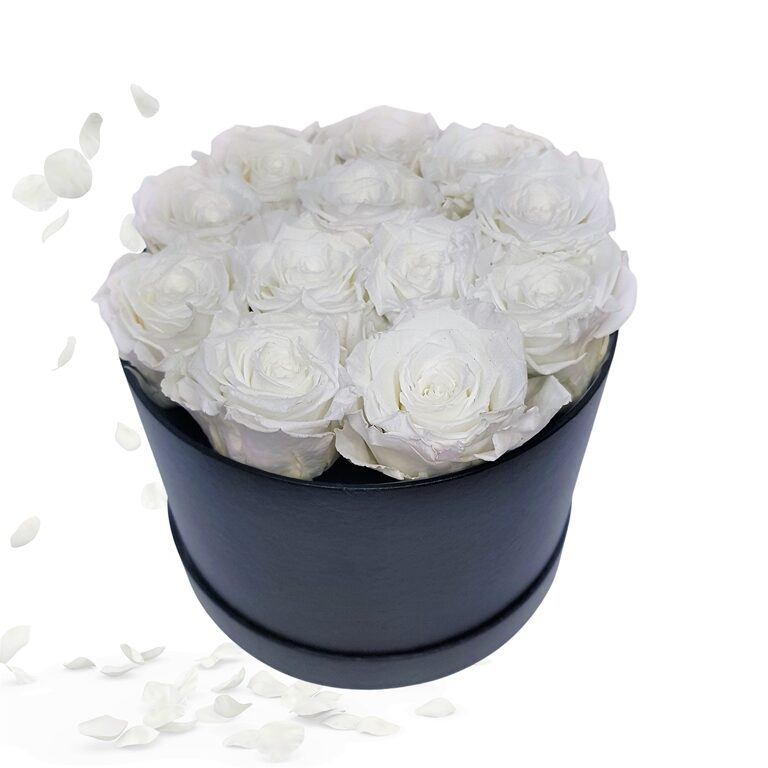 Rose Box 12Xblanc