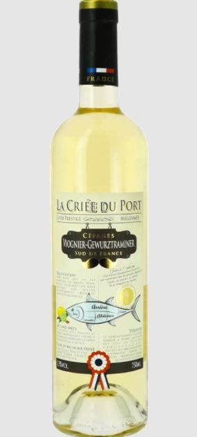 La Cria e du Port millésime prestige millésime - Vignobles Vellas - Vin blanc