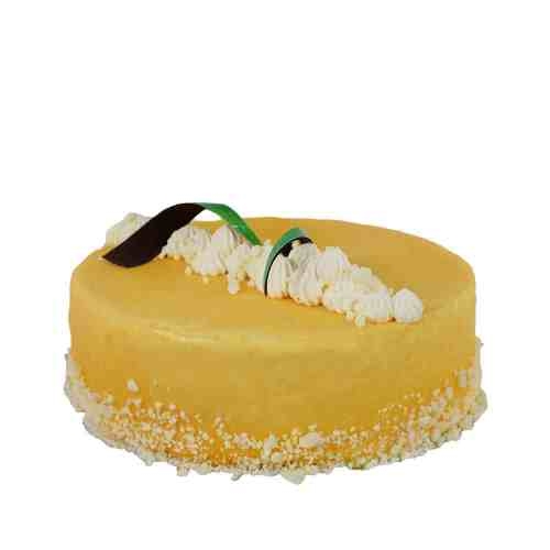 Gâteau mousse au chocolat blanc aux fruits de la passion