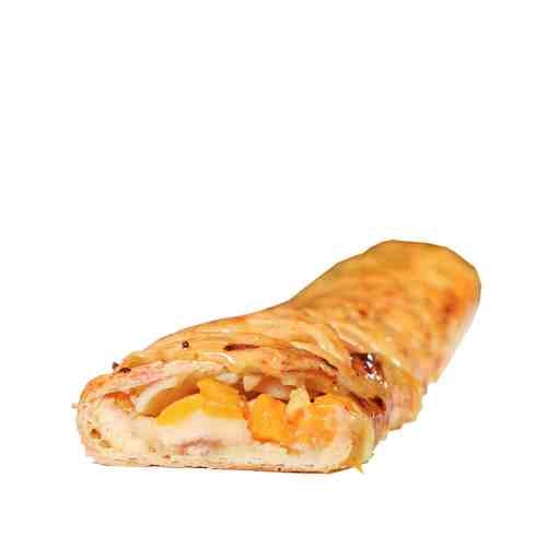 Strudel à la pêche et à la vanille