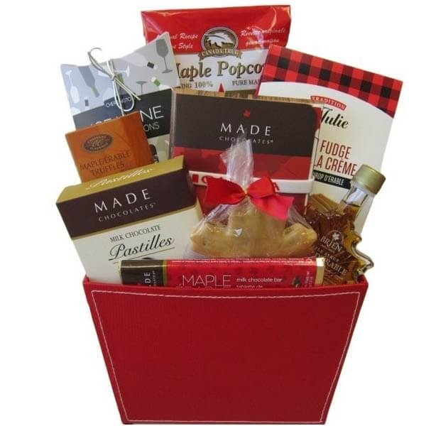 Panier-cadeau Fier d'être canadien