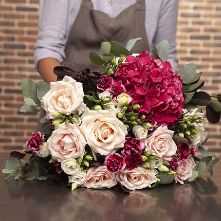 Bouquet romantique opulent