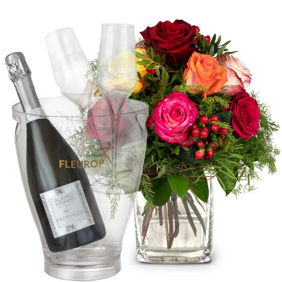 Magie des roses avec Prosecco Albino Armani Doc (minimum)