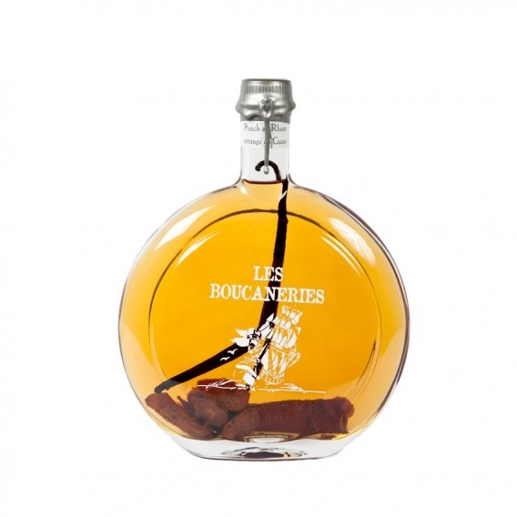 Rhum arrangé avec des fèves de cacao